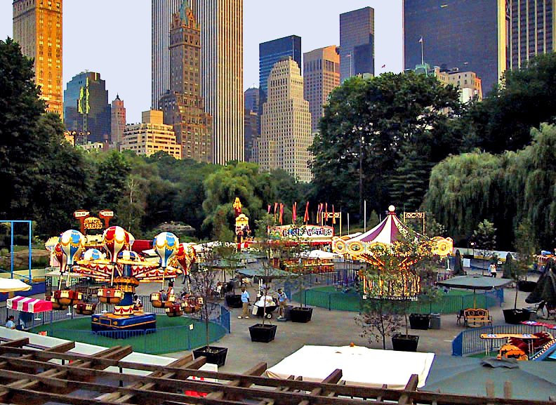 Victorian Gardens Amusement Park in Central Park